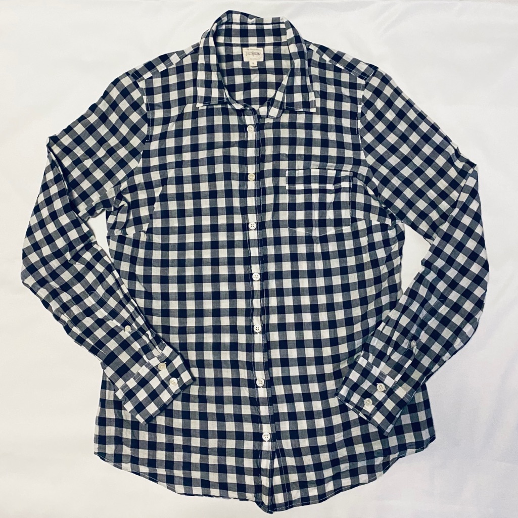 J.Crew Gingham Classic Button-Down